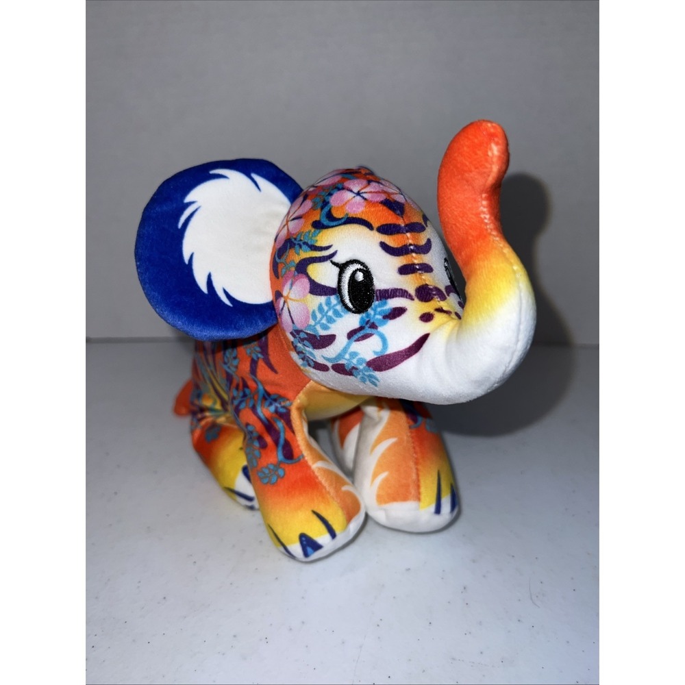 Pop Art Soft Cepia Mighty Size TIGER Elephant Plush Beanie Toy Collectible